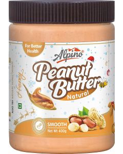 ALPINO HONEY NATURAL SMOOTH PEANUTS BUTTER 400GM