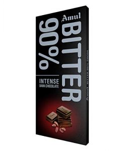AMUL BITTER DARK CHOCOLATE 90%150GM