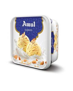 AMUL ICE CREAM RAJBHOG TUB 1LTR