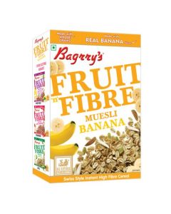BAGRRYS FRUIT N FIBRE MUESLI BANANA 400GM
