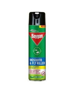 BAYGON MOSQUITO & FLY KILLER LIME SCENT 625ML