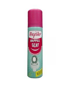 BEFIKR HAPPEE SEAT ON THE GO TOILET SEAT SANITIZER SPRAY LEMON FRAGRANCE 75ML