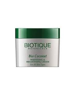 BIOTIQUE BIO COCONUT WHITENING & BRIGHTENING CREAM FOR ALL SKIN 50GM