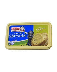 BRITANNIA CHEESE SPREADZ ASLI PEPPER 180GM