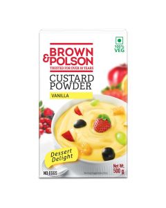 BROWN & POLSON CUSTARD POWDER VANILLA 500GM