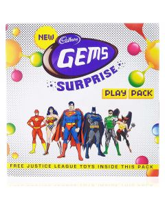 CADBURY GEMS SURPRISES PLAY PACK 40.94GM