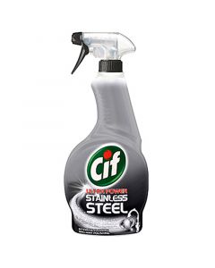 CIF ULTRA POWER STAINLESS STEEL SPRAY 450ML