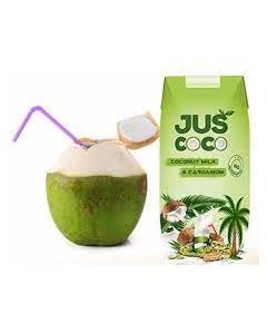 JUSCOCO COCONUT WATER NO ADDED SUGAR 200ML