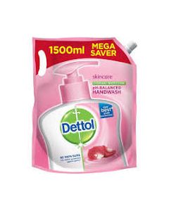DETTOL HANDWASH SKINCARE LIQUID 1.5LTR