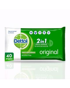 DETTOL MULTI-USE ORIGINAL WIPES 40WIPES