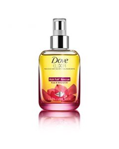 DOVE ELIXIR HAIR FALL RESCUE ROSE & ALMOND OIL 90ML