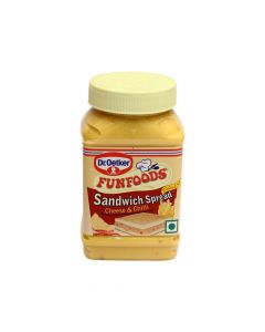 FUN FOODS SANDWICH SPREAD VEG CHEESE & CHILLI EGGLESS 250GM