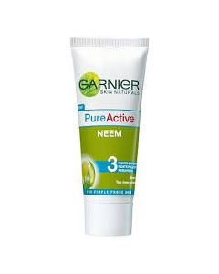 GARNIER FACEWASH PURE ACTIVE PURIFYING NEEM 100GM