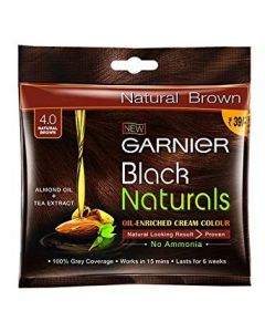 GARNIER HAIR COLOUR NATURAL 4.0 BROWN  20ML