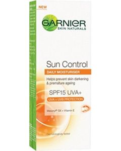 GARNIER SUN CONTROL DAILY MOISTURISER SPF15 50GM