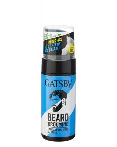 GATSBY BEARD GROOMING FACE & BEARD WASH DEEP FOAM 110ML