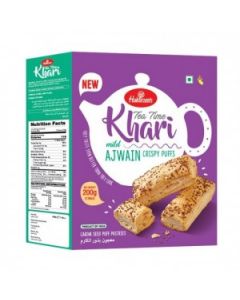 HALDIRAMS KHARI AJWAIN CRISPY PUFF 200GM