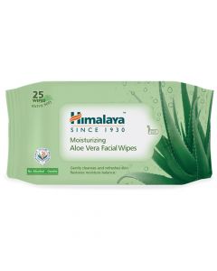 HIMALAYA MOISTURIZING ALOE VERA FACIAL WIPES 25WIPES