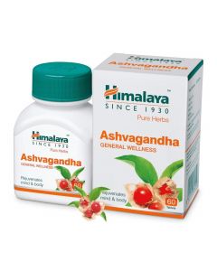 HIMALAYA PURE HERBS ASHVAGANDHA GENERAL WELLNESS 60TABLETS