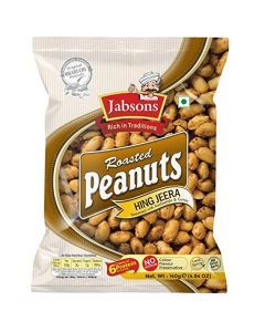 JABSONS ROASTED PEANUTS HING JEERA 140GM