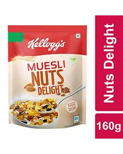 KELLOGGS MUESLI NUTS DELIGHT 160GM