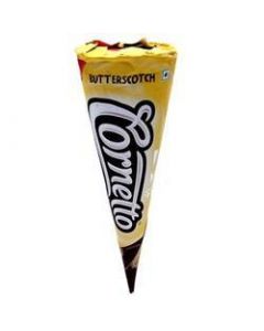 KWALITY WALLS ICE CREAM CORNETTO BUTTER SCOTCH 105ML