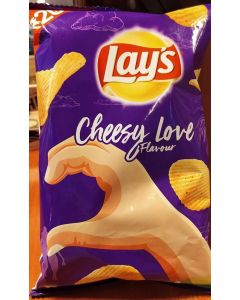 LAYS CHEESY LOVE FLAVOUR 50GM