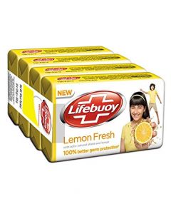 LIFEBUOY SOAP LEMON FRESH 4X62GM