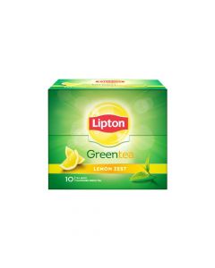 LIPTON GREEN TEA LEMON ZEST 10BAGS