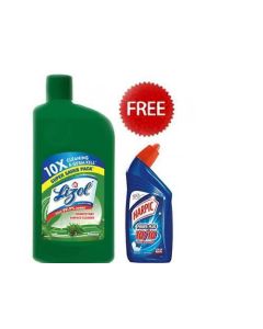 LIZOL DISINFECTANT SURFACE CLEANER NEEM 975ML+HARPIC 200ML