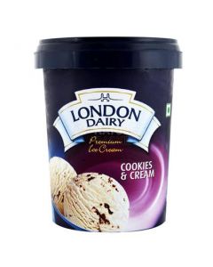 LONDON DAIRY ICE CREAM COOKIES & CREAM 500ML