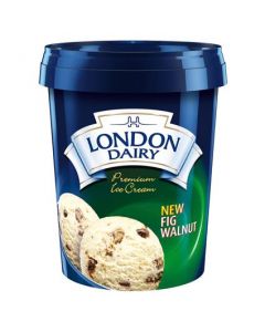LONDON DAIRY ICE CREAM FIG WALNUT 500ML
