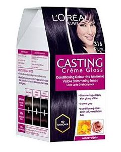 LOREAL CASTING CREME GLOSS 316BURGUNDY 87.5GM+72ML