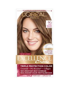 LOREAL EXCELLENCE CREME GOLDEN BROWN6.13 100GM+72ML
