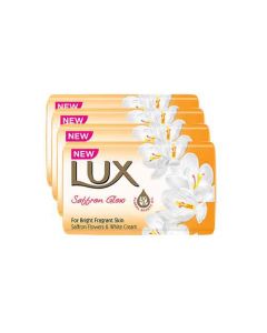 LUX SOAP SAFFRON GLOW 4X100GM+100GM