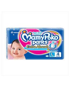 MAMY POKO PANTS 9-14KG (L) 4DIAPERS