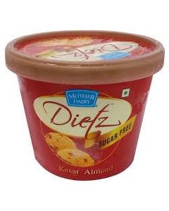 MOTHER DAIRY ICE CREAM SUGAR FREE KESAR ALMOND 500ML