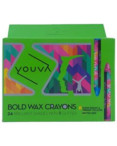 NAVNEET BOLD WAX CRAYONS 24SHADE