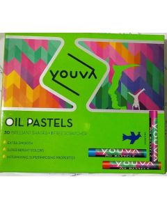 NAVNEET OIL PASTELS 30BRILLIANT SHADES