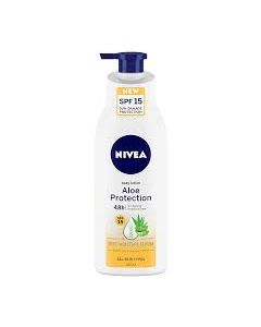 NIVEA BODY LOTION ALOE PROTECTION SPF15 ALL SKIN TYPES 400ML