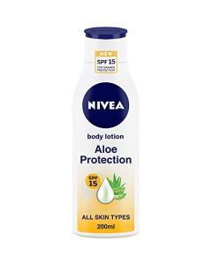 NIVEA BODY LOTION ALOE PROTECTION SPF15 ALL SKIN TYPES 75ML