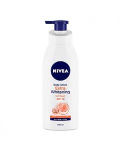 NIVEA BODY LOTION EXTRA WHITENING CELL REPAIR SPF15 ALL SKIN TYPES 400ML