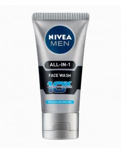 NIVEA MEN FACEWASH  ALLIN1 CHARCOAL 100GM