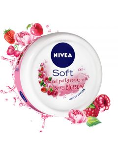 NIVEA SOFT BERRY BLOSSOM CREAM 100ML