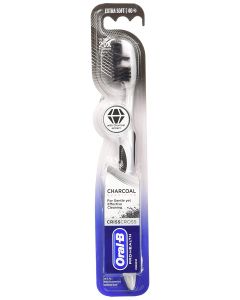 ORAL-B TOOTH BRUSH PRO HEALTH CRISSCROSS CHARCOAL SENSITIVE EXTRA SOFT 3N