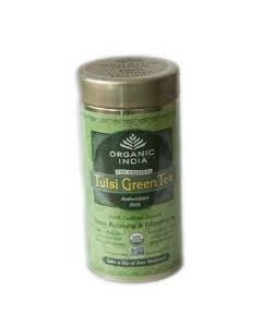 ORGANIC INDIA TEA TULSI GREEN TEA JAR 100GM