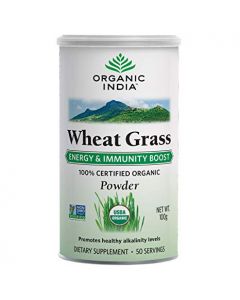 ORGANIC INDIA WHEAT GRASS POWDER 100GM