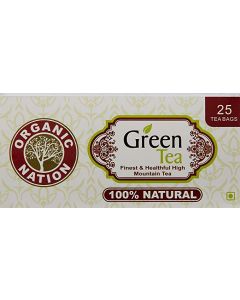 ORGANIC NATION GREEN TEA 25 TEA BAGS