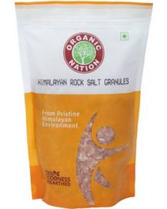 ORGANIC NATION HIMALAYAN ROCK SALT GRANULES 750GM