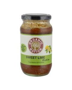 ORGANIC NATION SWEET LIME PICKLE 400GM